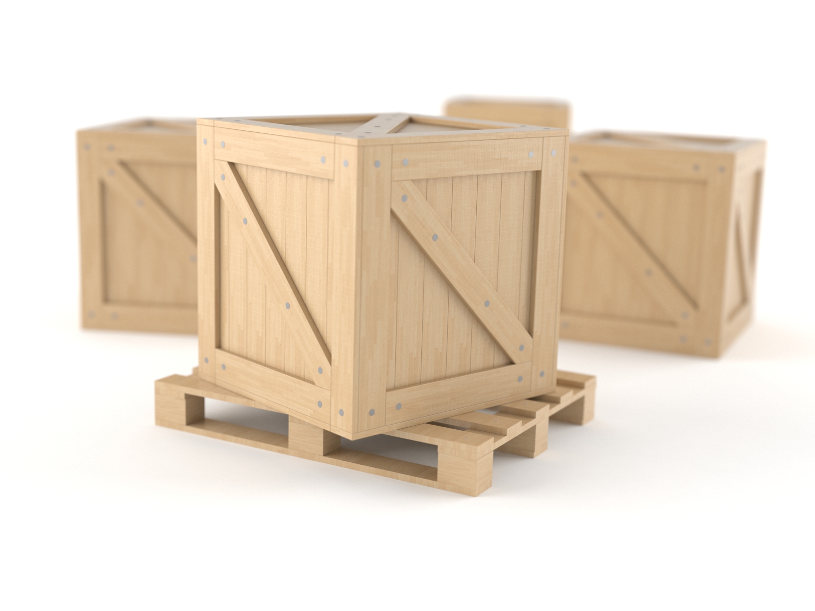 custom built wooden crates